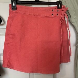 Coral A-Line Skirt